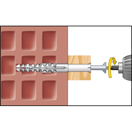 Fasadplugg MFR SB TX